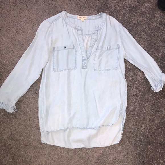 Chambray blouse - Picture 1 of 6